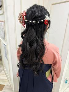 cropes辻堂谷川　卒業式＊ハーフアップ - crop-es湘南辻堂掲載