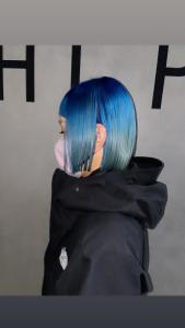 ブリーチデザインカラー　ルーツカラー　ギャラクシーブルー - marju銀座掲載
