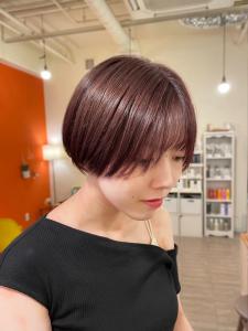 マッシュショート/ブリーチなし/ピンクカラー - 【完全個室サロン】savon hair&treatment by tocca掲載