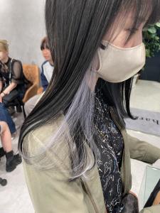 ☆ブリーチ必須　インナーカラー  イヤリングカラーホワイト　 - marju銀座掲載