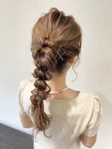 編み込みヘアセット - SUPER CUT 鳥居前店掲載