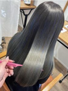 ブルー系ハイライト - ARBRE hair&make掲載