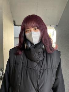 切りっぱなしボブ エアリーロング 美髪 ピンクブラウン - ARCANA 明治神宮前 表参道 原宿掲載