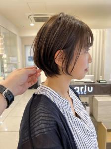 ?春夏　ママに似合うショート　シフォンショート - marju銀座掲載