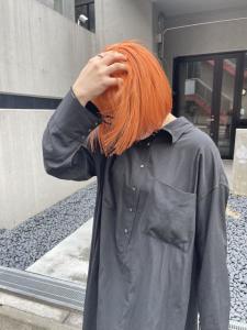 切りっぱなしボブ エアリーロング 美髪 ピンクブラウン - ARCANA 明治神宮前 表参道 原宿掲載