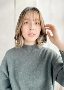 20代30代40代透明感イメチェンミディ外国人風ケアカラー - ARNE+n掲載