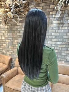 髪質改善酸熱トリートメント 黒髪ストレート - newi八王子掲載