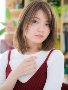 インナーカラーアシンメトリー外国人風ミニボブ　ことりベージュ - COVER HAIR & SPA bliss 浦和西口店【カバー ヘア アンド スパ ブリス】掲載