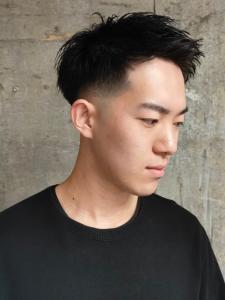 刈り上げ　フェード　メンズショート　アップバング　ビジネス - MEN'S SALON alfRed 平針店掲載