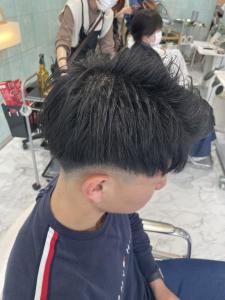 アップバングショート＆フェードカット - HEARTS hair's五日市店掲載