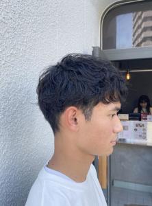 癖毛風パーマツーブロックショート - soi 南浦和掲載