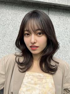 暗髪カラーのくびれセミディ【銀座/有楽町】30代40代50代 - 銀座 Respia掲載