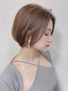 前髪なし大人ショートボブ20代30代40代表参道 - NATSUYA掲載