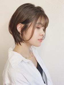 前髪あり大人ショートボブ20代30代40代表参道 - NATSUYA掲載