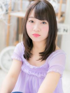 黒髪も◎ツヤ感ナチュラルストレート　ヘルシースタイル - mod's hair 越谷西口店【モッズヘア】掲載