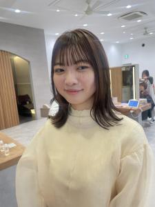 ミディアムボブオリーブベージュカラー - KENJE 湘南台掲載