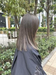 池袋 イルミナカラー 髪質改善 ストレート アッシュグレー♪ - LILIANA掲載