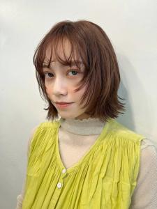 【エレン池袋】顔周りレイヤー/ミディアムウルフ◇ - ElEn. 似合わせ小顔カット&髪質改善サロン 池袋掲載
