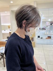40代、50代に似合うシフォンショート - marju銀座掲載
