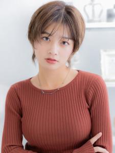 韓国風ハイライト小顔マッシュウルフショート　 - mod's hair 越谷西口店【モッズヘア】掲載