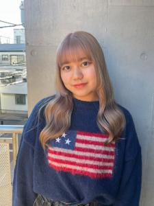 切りっぱなしボブ エアリーロング 美髪 ピンクブラウン - ARCANA 明治神宮前 表参道 原宿掲載