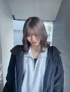 切りっぱなしボブ エアリーロング 美髪 ピンクブラウン - ARCANA 明治神宮前 表参道 原宿掲載