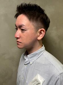 刈り上げショート　ツーブロック　モヒカン　アッシュベージュ - 完全個室 THIS IS BARBER 3rd掲載