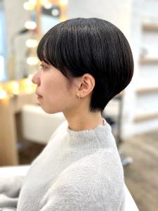 地毛風グレー×小顔マッシュショート☆ - PREGO掲載