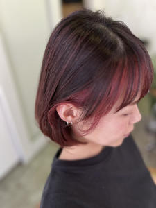 ボブ　インナーカラー   - L.O.T.　Hair Resort掲載