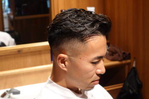 フェードカット　パーマ　73パートスタイル - DAU BARBER SHOP 表参道掲載