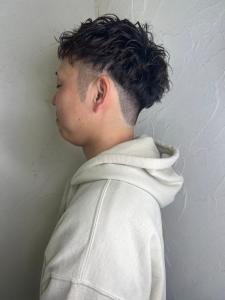 【Reir_下北沢】*メンズショートパーマ+ツーブロック* - Reir_下北沢掲載