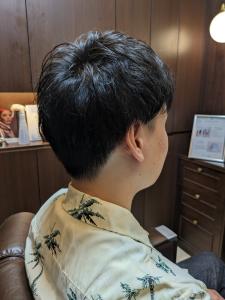 2ブロックショート - Barbering Method produce byヘアサロン大野掲載