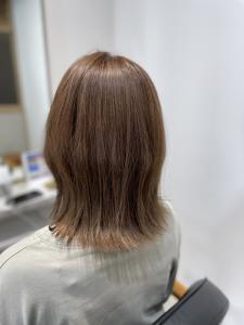ナチュラルベージュ×ロブ - CHARMANT半個室型髪質改善特化サロン六町掲載