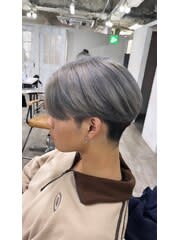 韓国風センターパート／シルバーグレージュ - prize Iris 池袋【プライズ アイリス】池袋駅東口店掲載
