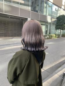 黒髪/グレーベージュ/レイヤーロング/前髪パーマ - ブリーチ&トリートメント&ショート HETTU 仙台駅前店掲載