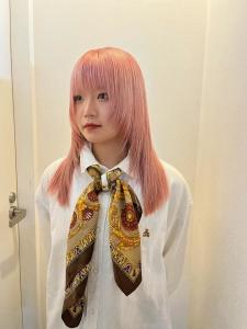 切りっぱなしボブ エアリーロング 美髪 ピンクブラウン - ARCANA 明治神宮前 表参道 原宿掲載