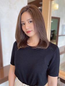 【MICHI 富田店　古作蓮】アップバング　抜け感　ベージュ - HAIR MAKE MICHI 富田店掲載