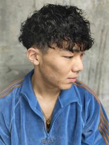 ツイストスパイラルパーマ　ツーブロック　マッシュ　黒髪　束感 - MEN'S SALON alfRed 平針店掲載