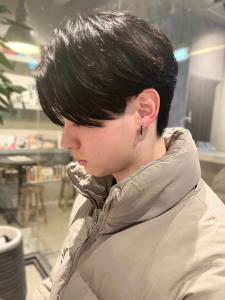 ツーブロック　マッシュ　センターパート　眉カット　爽やか - Men's Salon bloc掲載