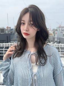 【pignon】くびれヘア　顔周りカット　ナチュラルブラウン - 髪質改善 SEPT. 天神大名掲載
