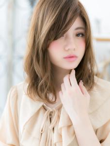 外国人風小顔バレイヤージュ顔周りレイヤー　ことりベージュ - mod's hair【モッズヘア】越谷/越谷西口店掲載