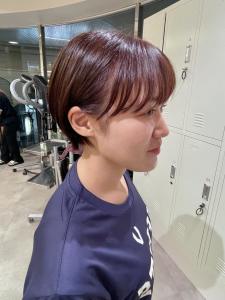 丸みショートナチュラル春カラー20代30代/HONOKA - FACE。石川町掲載