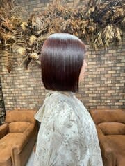 小顔ワンサイドショートボブ丸み前下がり大人可愛い20代30代 - newi八王子掲載