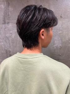 ツーブロック　センターパート　ニュアンスパーマ　メンズ - MEN'S SALON SOLEIL by alfRed掲載