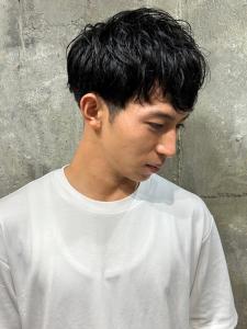 束感スパイラルパーマ　ツーブロックマッシュ　メンズショート - MEN'S SALON SOLEIL by alfRed掲載