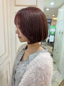 cropes辻堂谷川　ボブ×顔まわりレイヤー