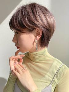 ウルフショートボブ　マッシュショート　ヘーゼルベージュ - HAIR MAKE age 天神西通り店掲載