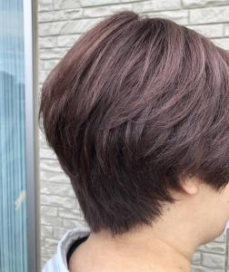 骨格カバー大人ショートのモーヴピンク - AURA 仙台若林店【オーラ】掲載