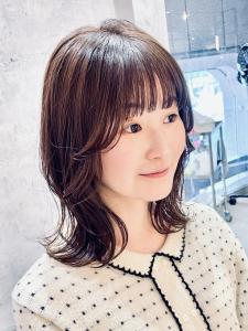 大人ミディアムレイヤー - ATENA AVEDA 広島三越店掲載