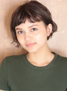 40代50代似合わせ小顔美髪シアーカラーカールショート - INCEPTION  GINZA 銀座掲載